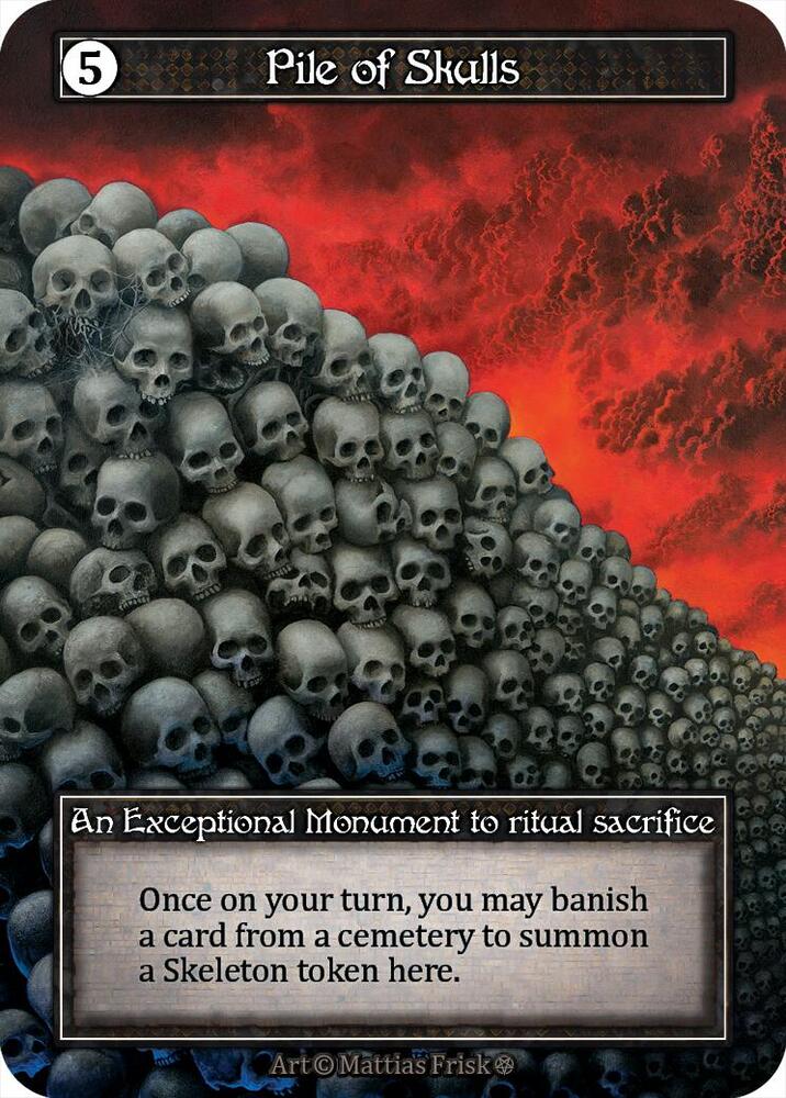 Pile of Skulls (Foil) - Gothic - Sorcery: Contested Realm