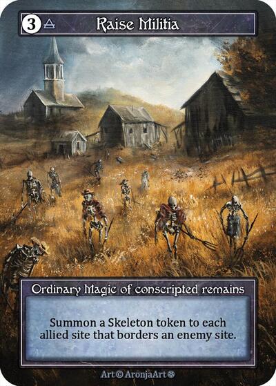 Raise Militia (Foil) Gothic card price