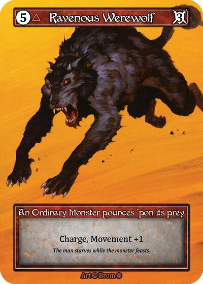 Ravenous Werewolf (Foil) card