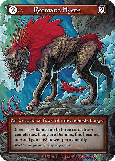 Redmane Hyena (Foil) Gothic card price