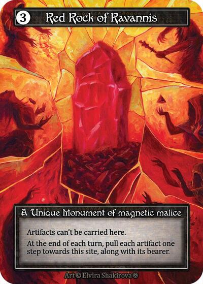 Red Rock of Ravannis (Foil) Gothic card price