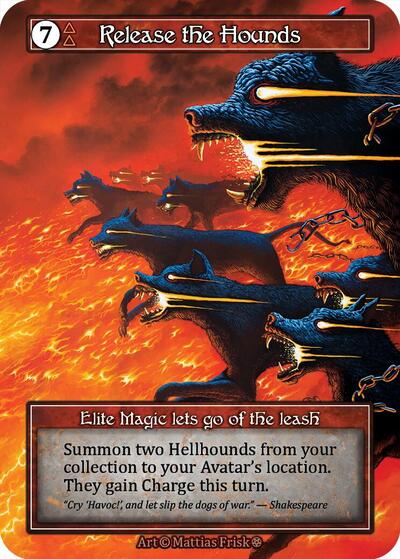 Release the Hounds (Foil) Gothic card price