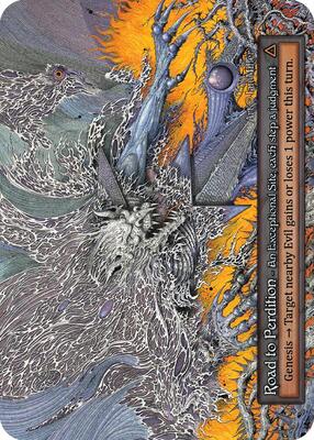 Road to Perdition — Gothic card