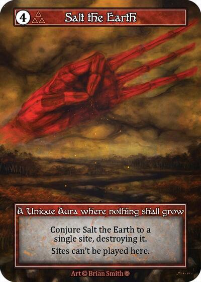 Salt the Earth (Foil) Gothic card price