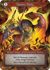 Satanic Panic (Foil) - Gothic - Sorcery: Contested Realm card