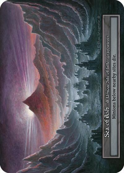 Sea of Ash (Foil) Gothic Unique Sorcery card — value and price