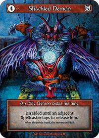 Shackled Demon (Foil) - Gothic - Sorcery: Contested Realm card