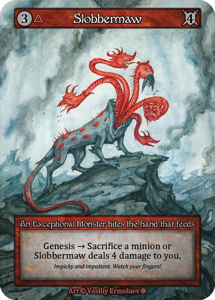 Slobbermaw — Gothic card