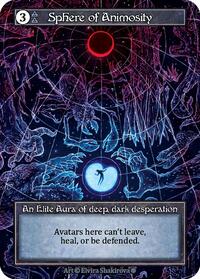 Sphere of Animosity (Foil) - Gothic - Sorcery: Contested Realm card