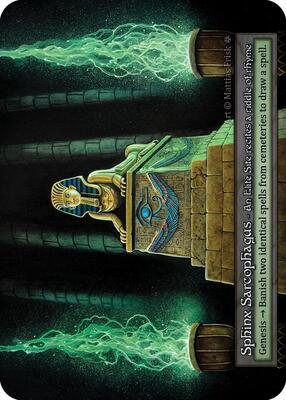Sphinx Sarcophagus — Gothic card