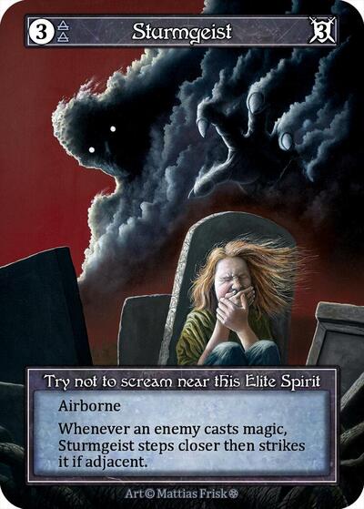 Sturmgeist (Foil) Gothic Elite Sorcery card — value and price