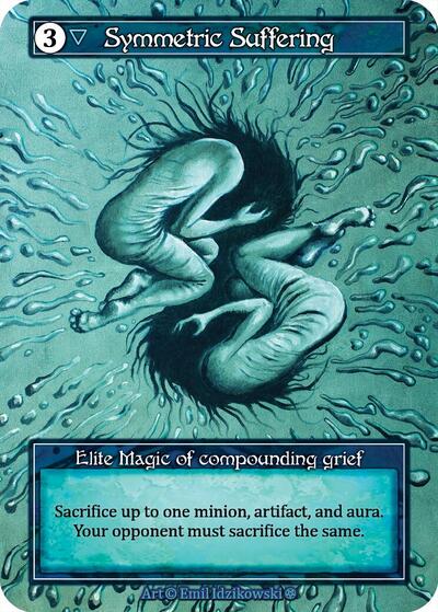 Symmetric Suffering (Foil) Gothic card price