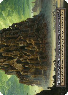The Base of Babel — Gothic card