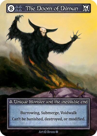 The Doom of Dilmun (Foil) Gothic Unique Sorcery card — value and price