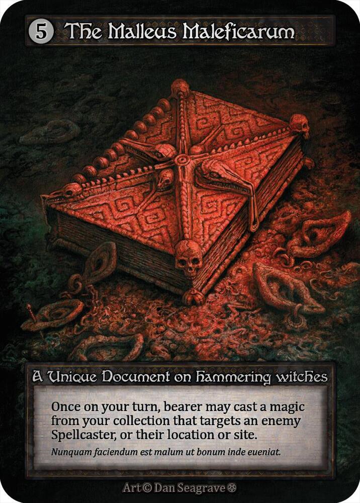 The Malleus Maleficarum — Gothic card