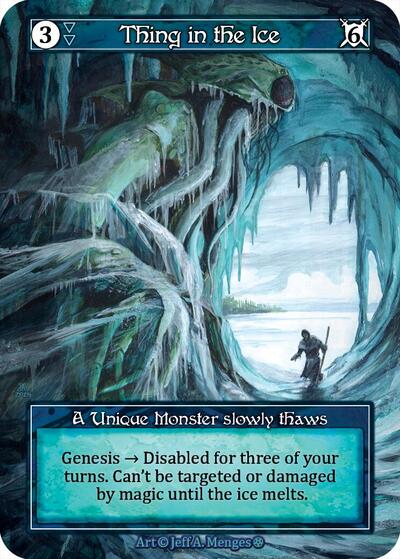 Thing in the Ice (Foil) card