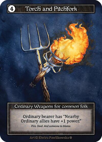 Torch and Pitchfork (Foil) Gothic card price
