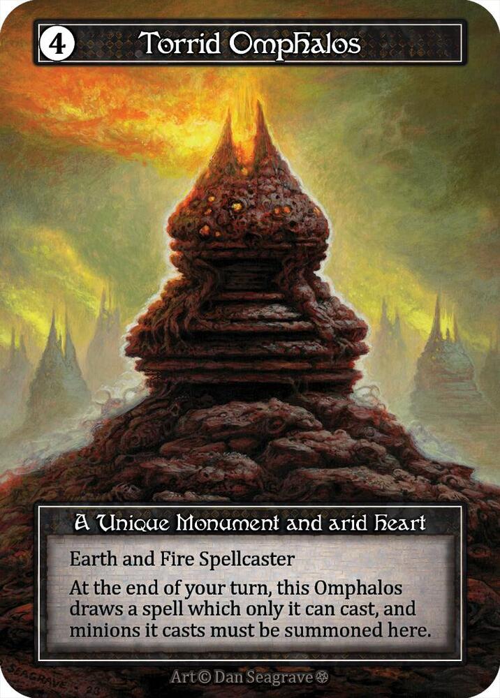 その他 Torrid Omphalos foil Sorcery TCG Torrid Omphalos (Foil) - Gothic - Sorcery: Contested Realm
