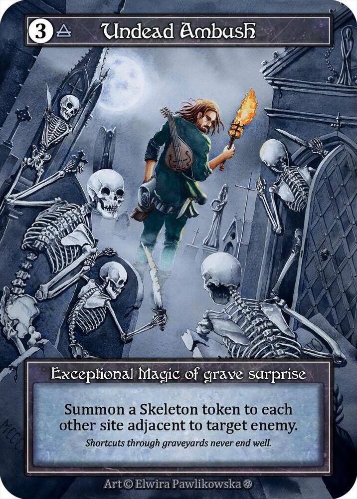 Undead Ambush (Foil) - Gothic - Sorcery: Contested Realm