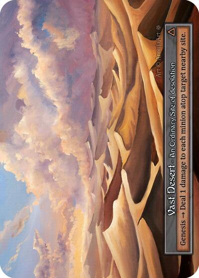 Vast Desert (Foil) Gothic Ordinary Sorcery card — value and price