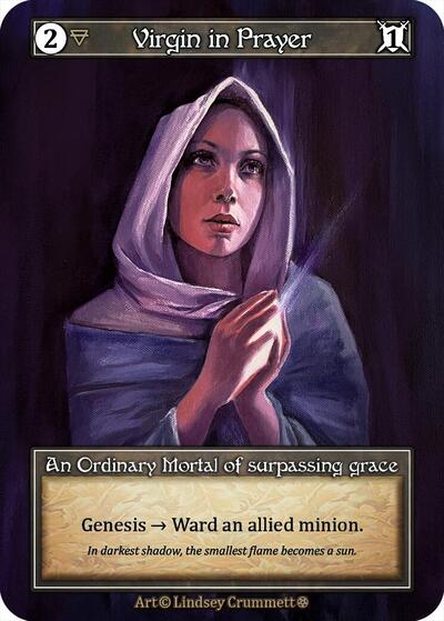 Virgin in Prayer (Foil) Gothic card price