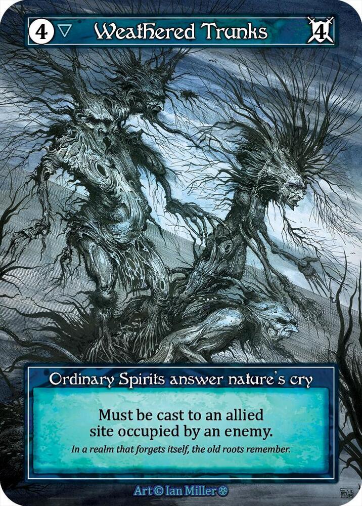 Weathered Trunks (Foil) - Gothic - Sorcery: Contested Realm