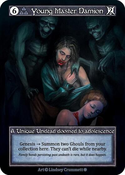 Young Master Damion (Foil) Gothic card price