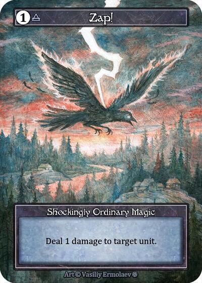 Zap! (Foil) Gothic card price