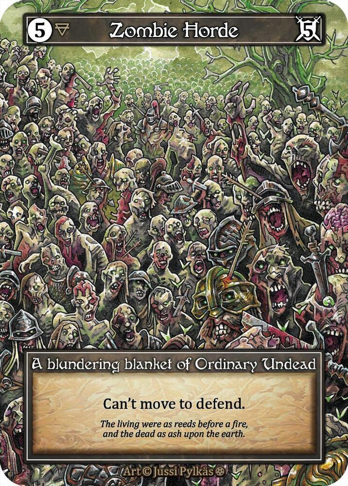 Zombie Horde (Foil) - Gothic - Sorcery: Contested Realm