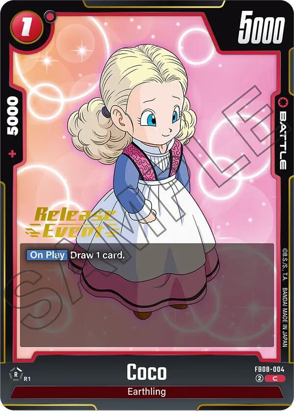Coco - Saiyan's Pride Release Event Cards - Dragon Ball Super