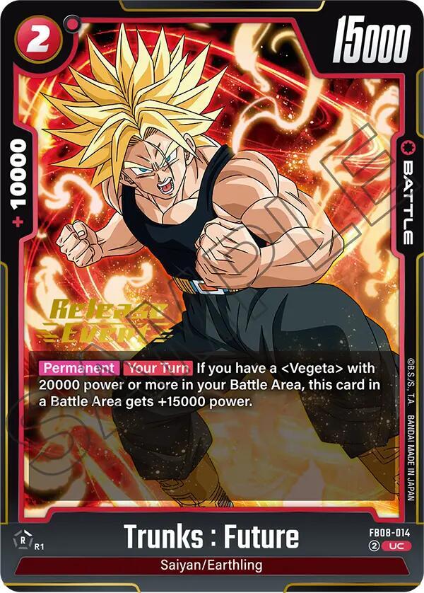Trunks : Future - Saiyan's Pride Release Event Cards - Dragon Ball