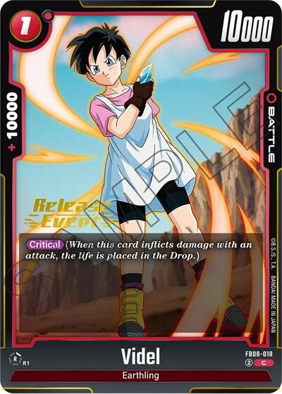 Videl - FB08-018 Saiyan's Pride Release Event Cards Common Dragon Ball card — value and price