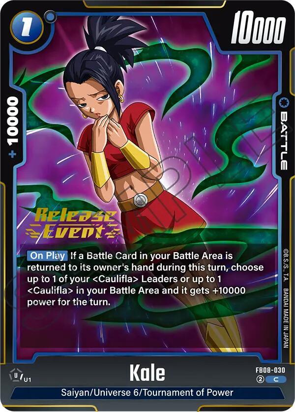 Kale - FB08-030 - Saiyan's Pride Release Event Cards - Dragon Ball Super:  Fusion World - TCGplayer.com