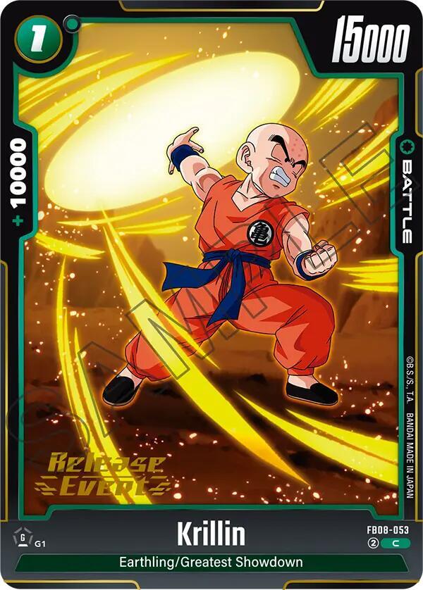 Krillin - FB08-053 - Saiyan's Pride Release Event Cards - Dragon