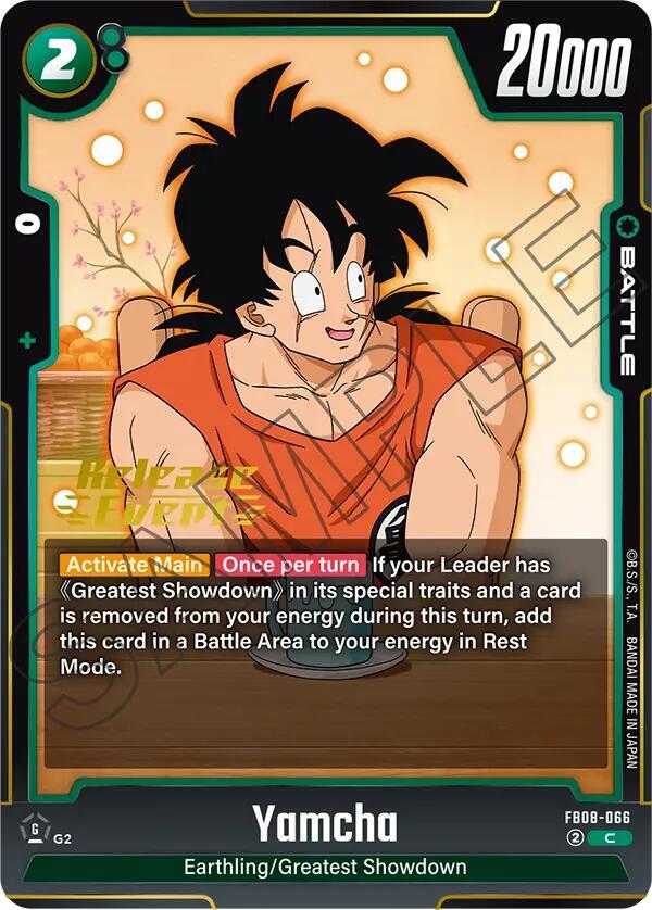 Yamcha - Saiyan's Pride Release Event Cards - Dragon Ball Super