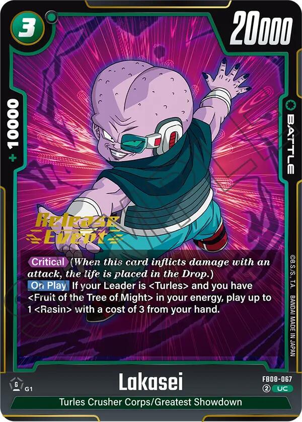 Lakasei - Saiyan's Pride Release Event Cards - Dragon Ball Super