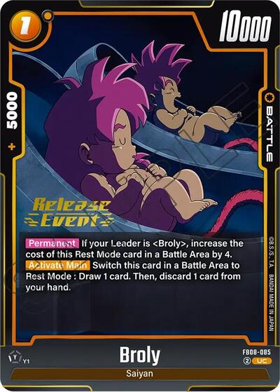 Broly - FB08-085 card