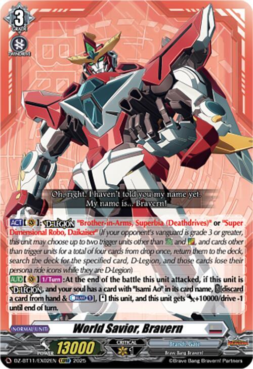World Savior, Bravern - DZ-BT11: Symphony of Might & Bloom