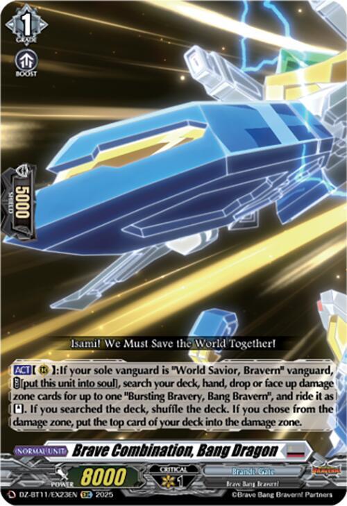 Brave Combination Bang Dragon Price & Card Details — DZ-BT11