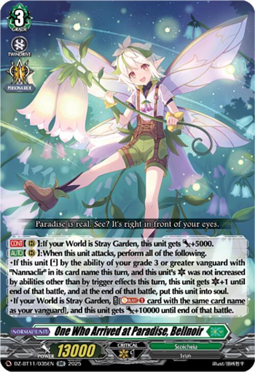 One Who Arrived at Paradise, Bellnoir