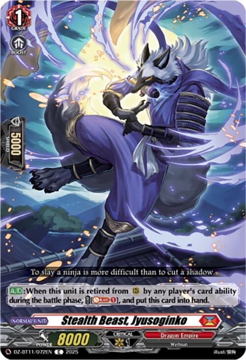 Stealth Beast, Jyusoginko - DZ-BT11: Symphony of Might & Bloom
