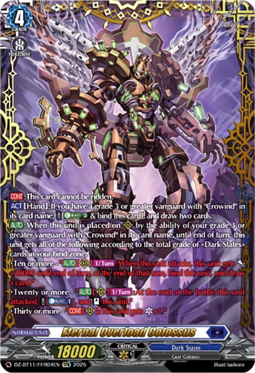 Eternal Overload Colossus (FFR) - DZ-BT11: Symphony of Might