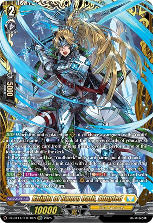 Knight of Sworn Oath, Ednyfed (FFR) - DZ-BT11: Symphony of Might