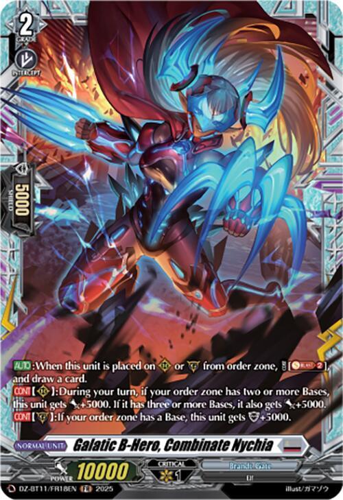 Galatic B Hero Combinate Nychia FR Price & Card Details — DZ-BT11