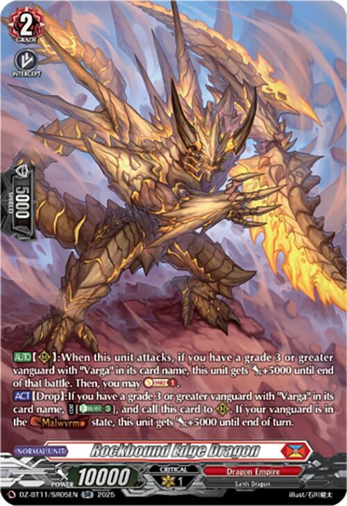 Rockbound Edge Dragon (SR)