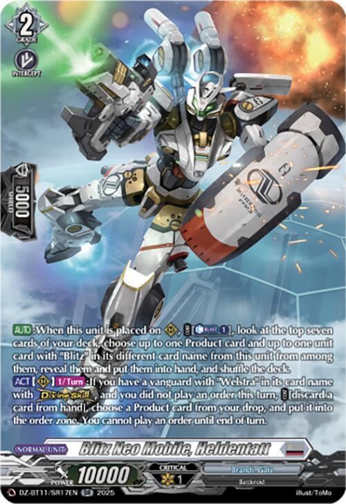Blitz Neo Mobile, Heldentatt (SR) - DZ-BT11: Symphony of Might