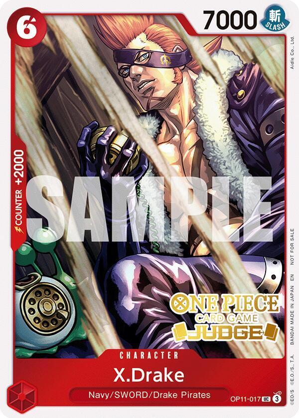 X.Drake (Judge Pack Vol. 7) - One Piece Promotion Cards - One