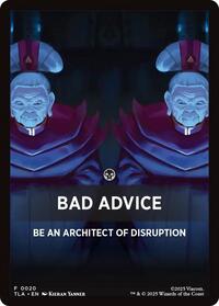 Bad Advice Theme Card