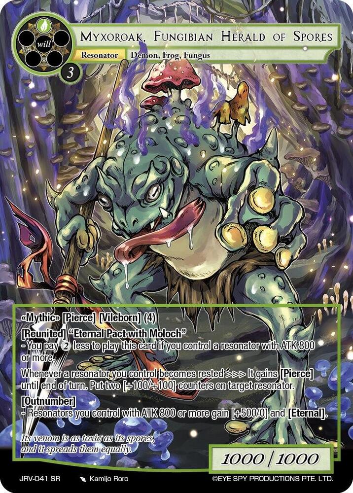 Myxoroak, Fungibian Herald of Spores