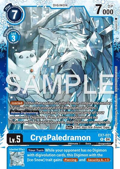 CrysPaledramon (Regulation Battle Vol. 4 Winner) Digimon LIBERATOR card price